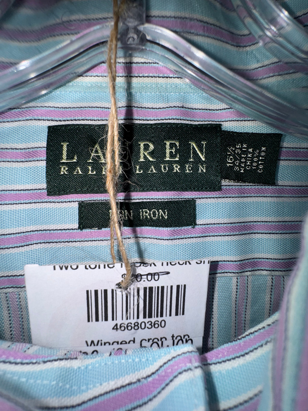 Lauren Ralph Lauren Pastel Striped Button-Down