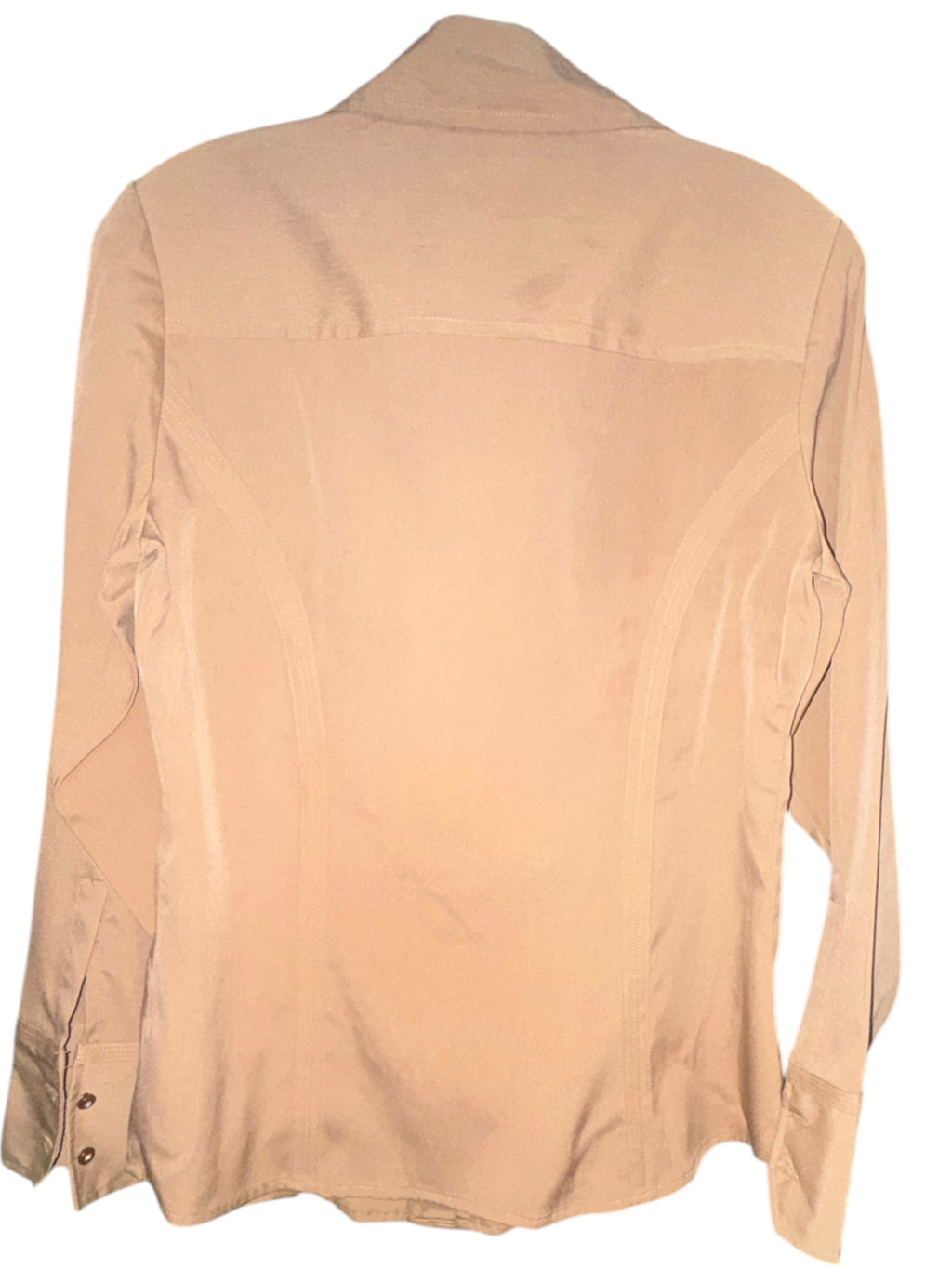Cato Tan Button-Front Blouse