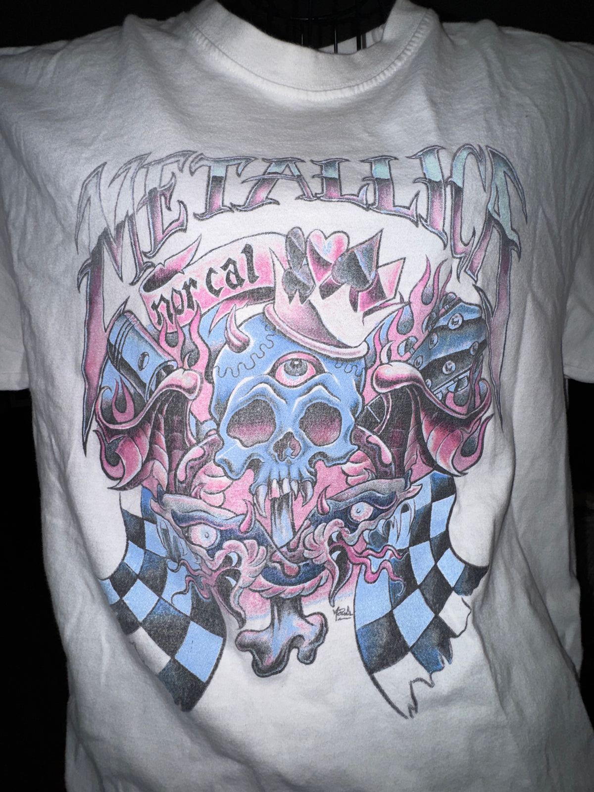 Metallica Skull & Crown Graphic Band T-Shirt