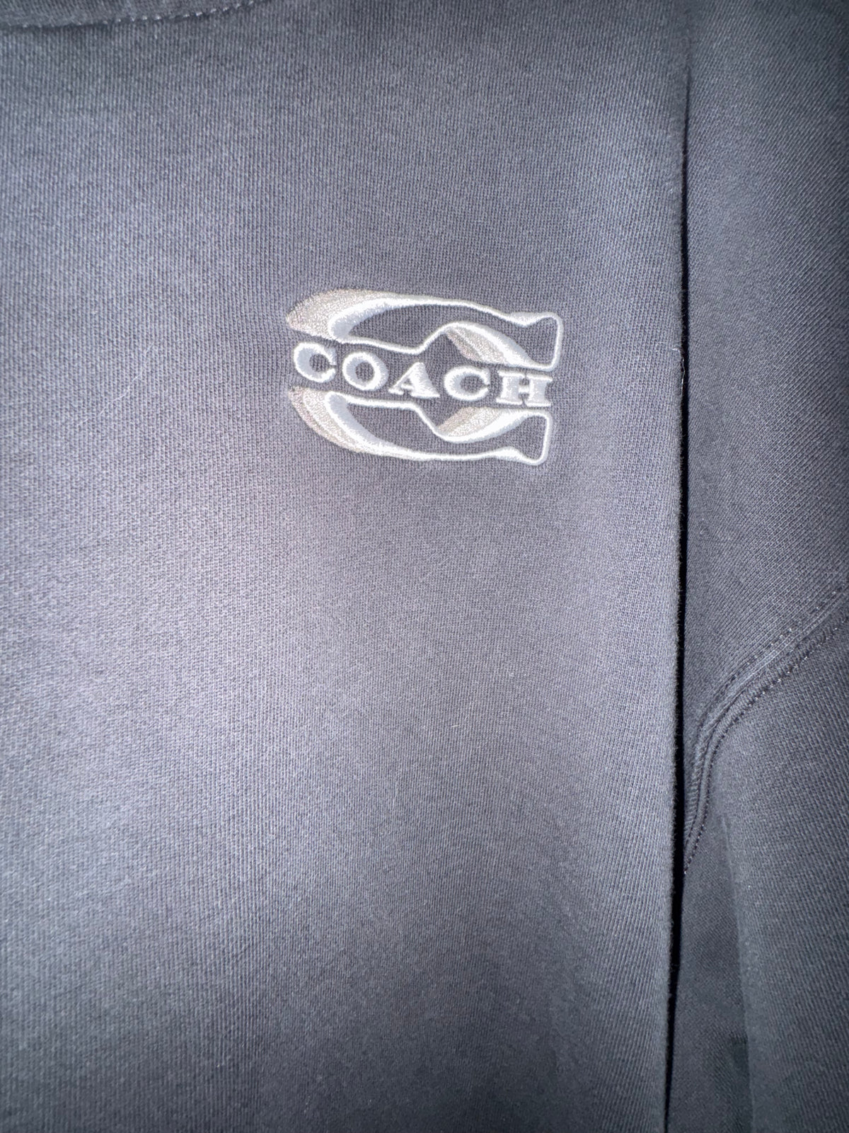 Coach Black Logo Hoodie