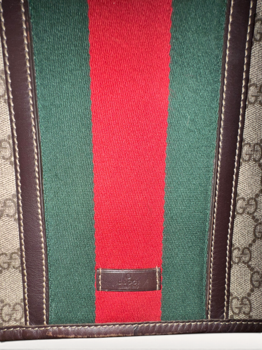 Vintage Gucci GG Supreme Web Messenger Crossbody Bag – Style 201444