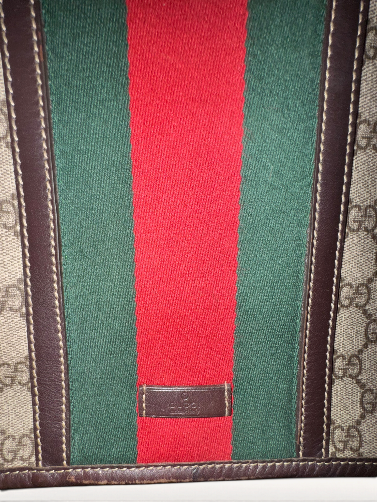 Vintage Gucci GG Supreme Web Messenger Crossbody Bag – Style 201444