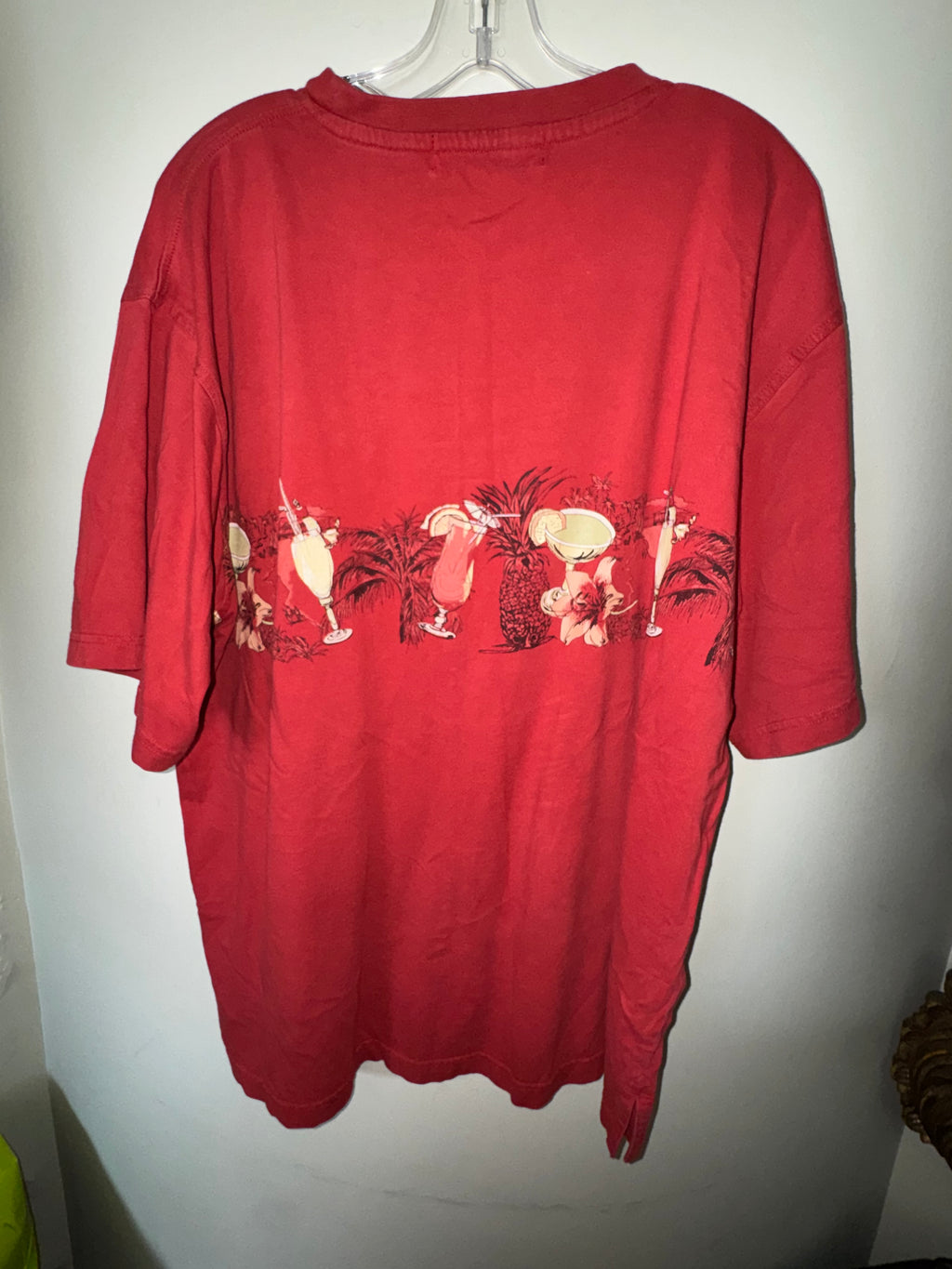 Keeler Bay Red Tropical Drink Tee