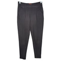 Maze Collection Black Windowpane Plaid Trousers