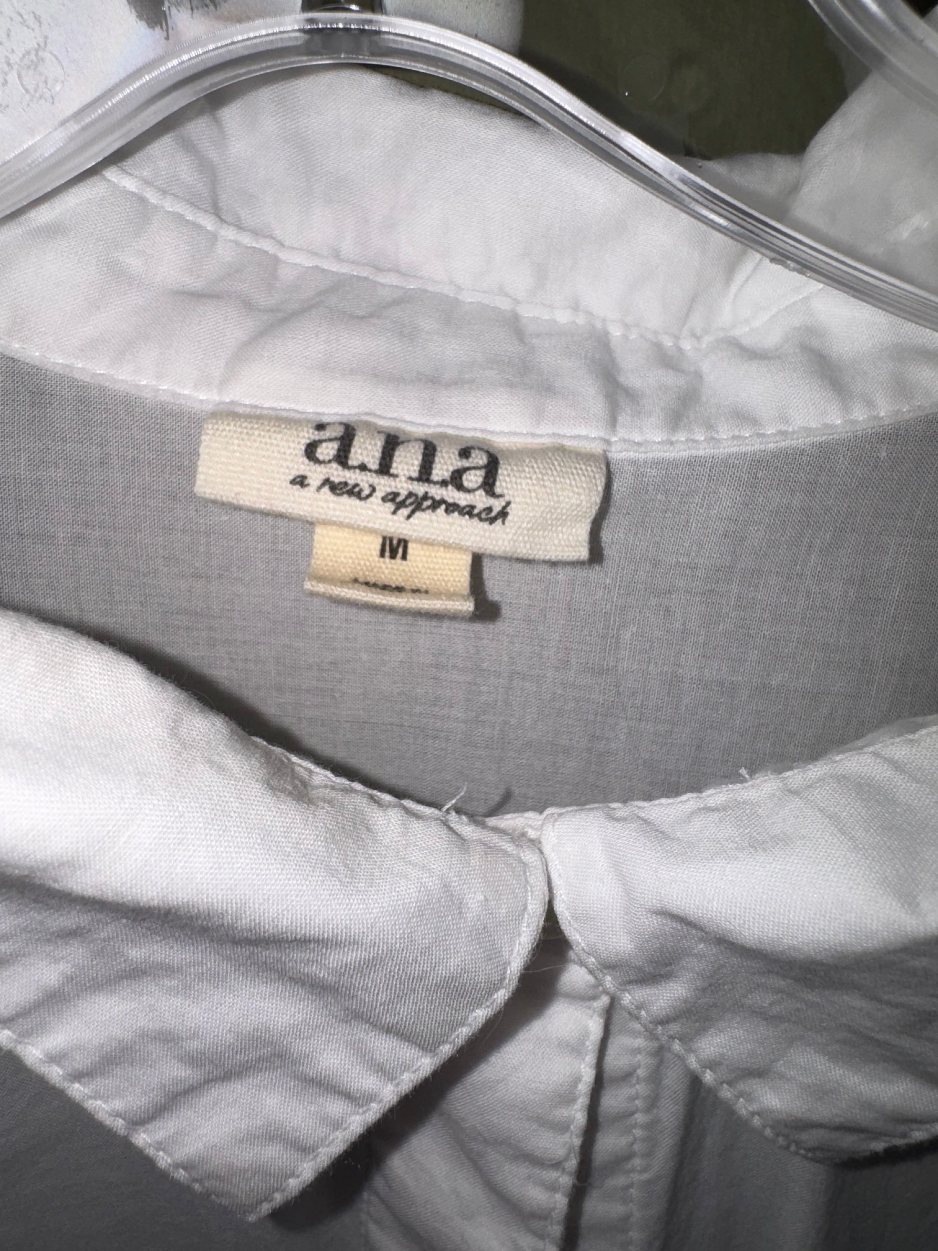 ANA Oversized White Button-Up Shirt