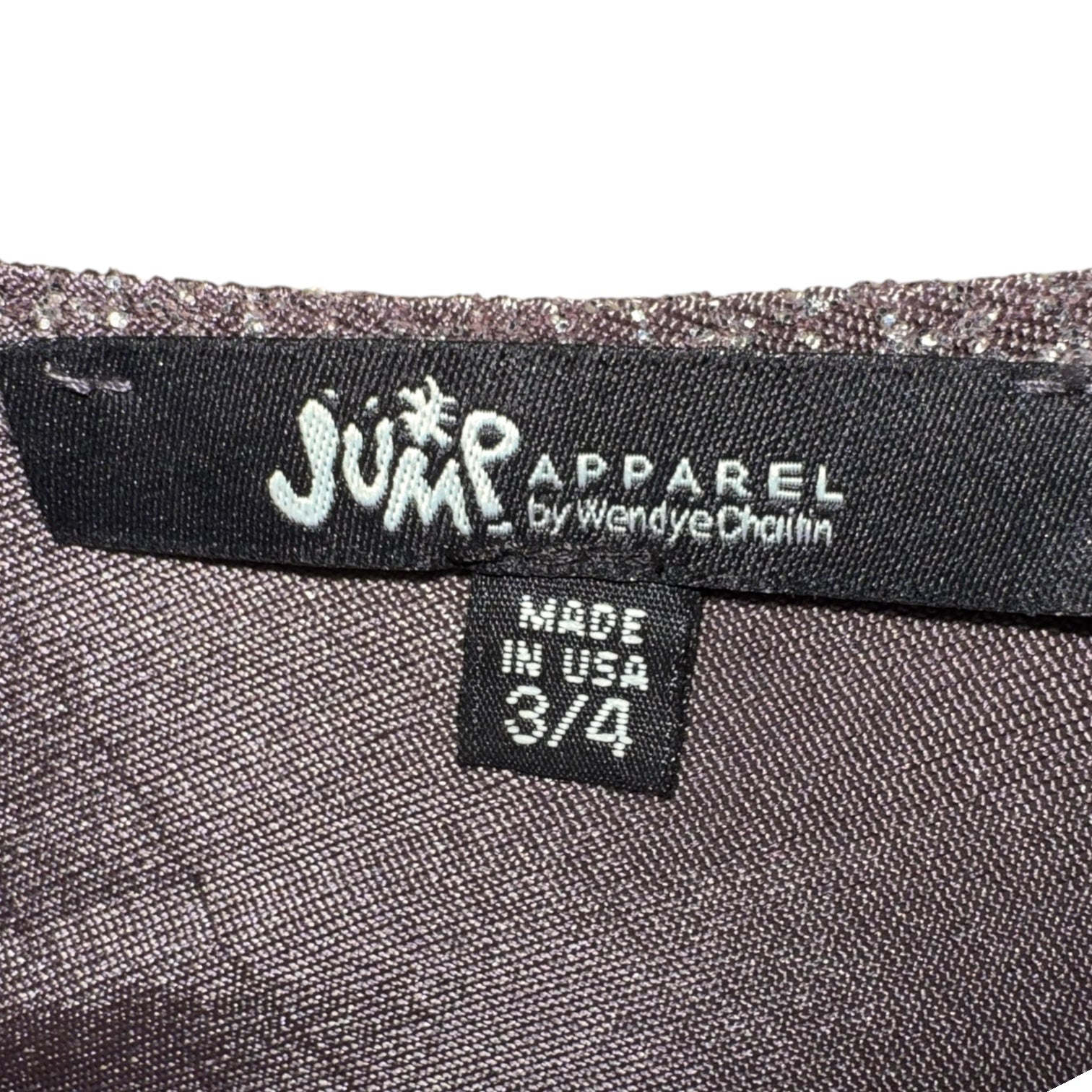 Jump Apparel Metallic Ruched Dress