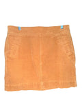 LOFT Petites Rust Corduroy Mini Skirt