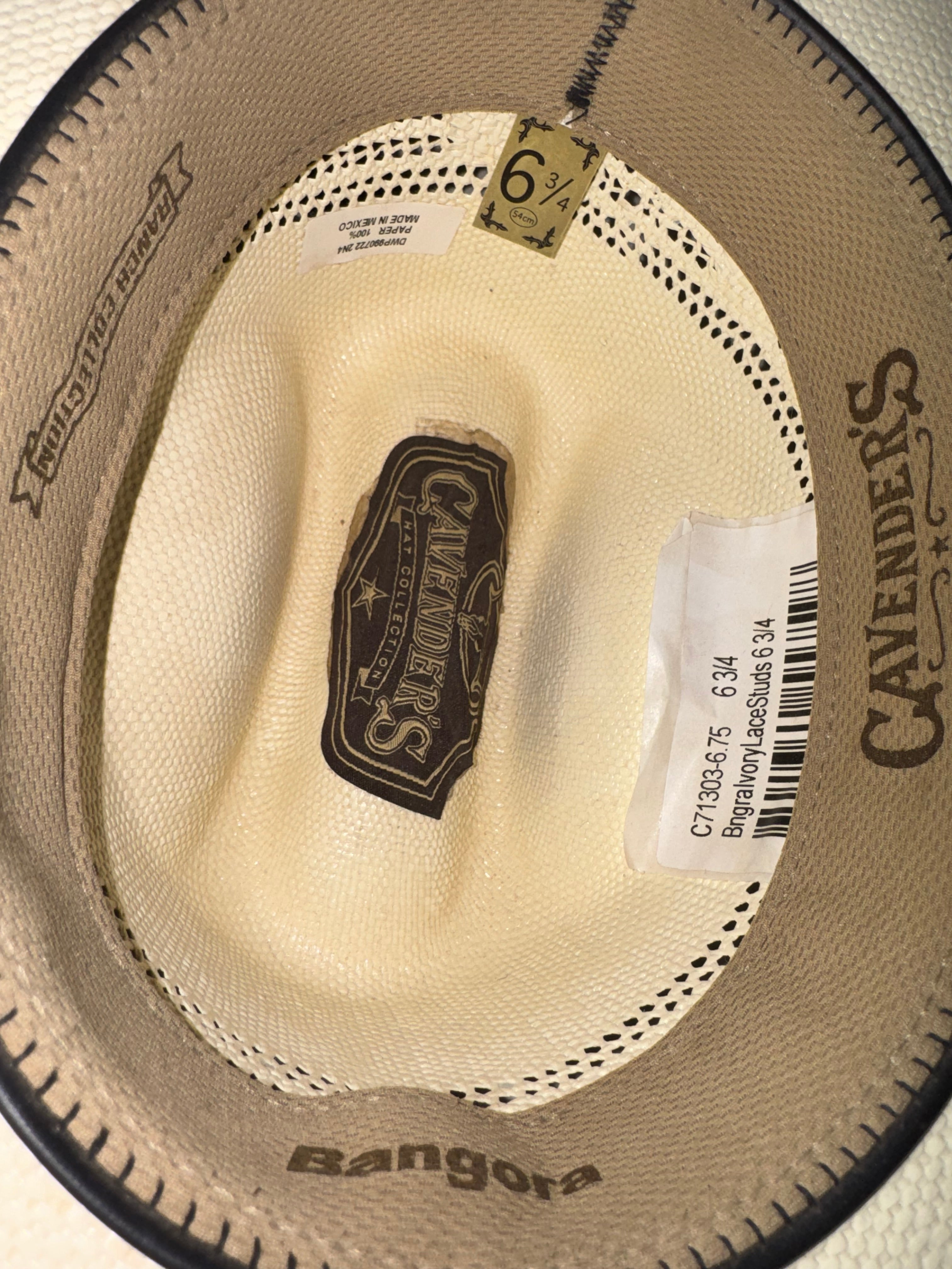 Cavender’s Bangora Straw Cowboy Hat