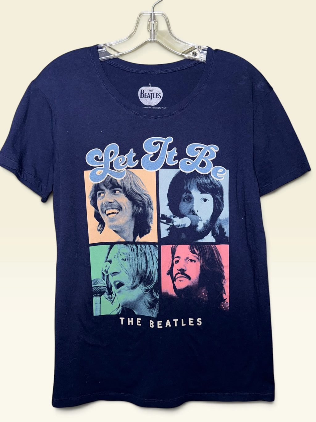 The Beatles “Let It Be” Navy Graphic T-Shirt
