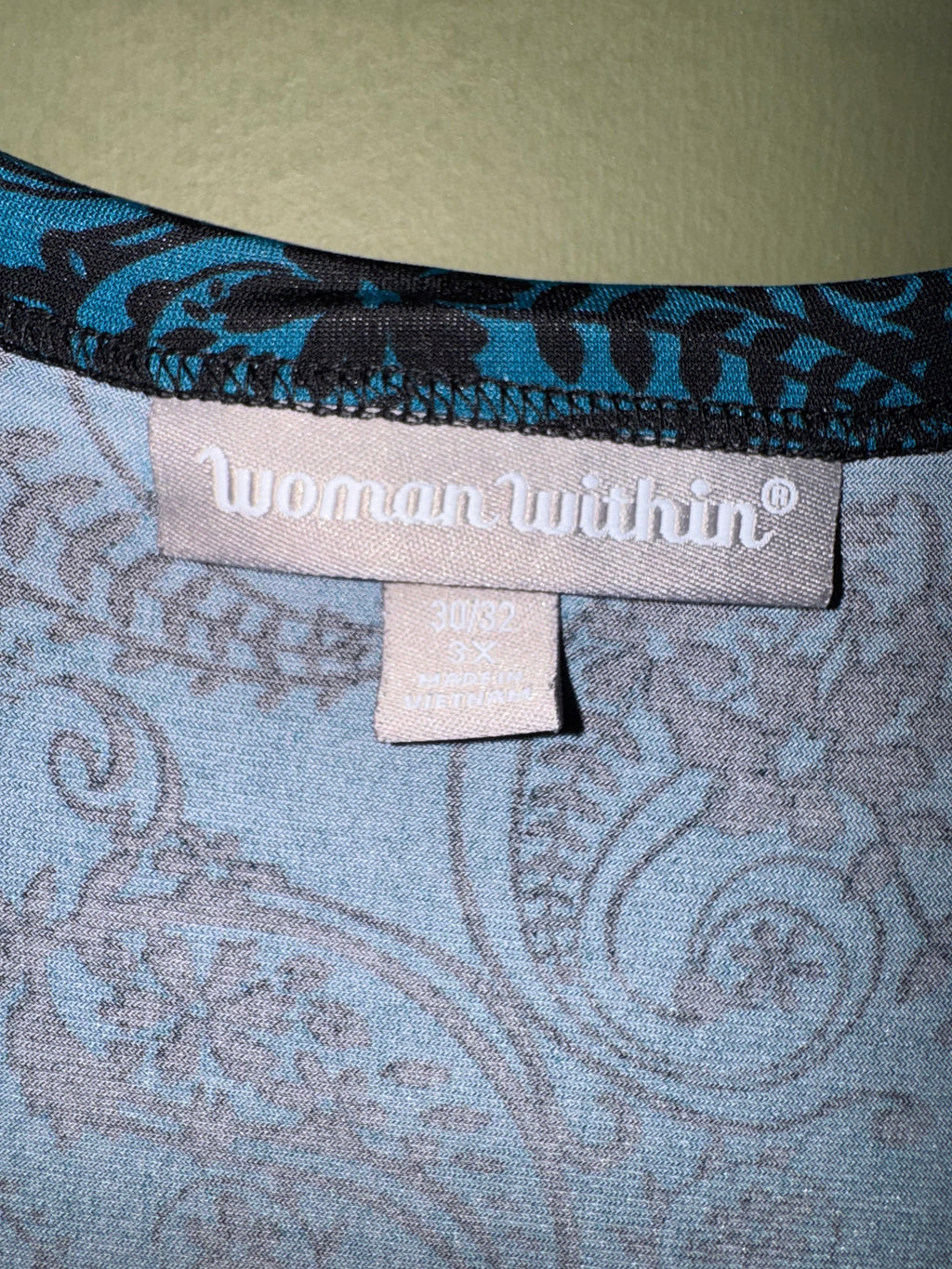 Woman Within Paisley Swing Tunic