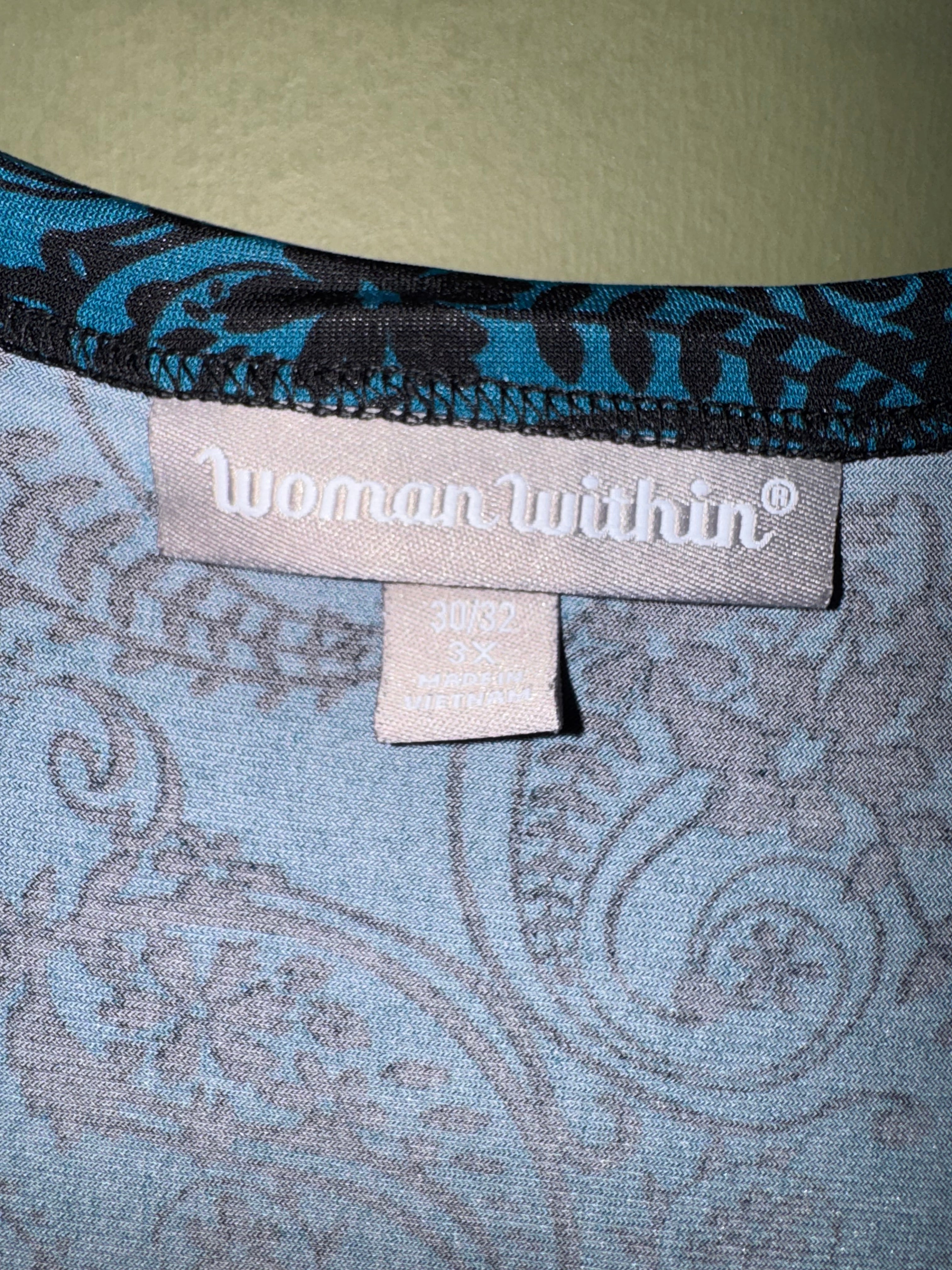 Woman Within Paisley Swing Tunic