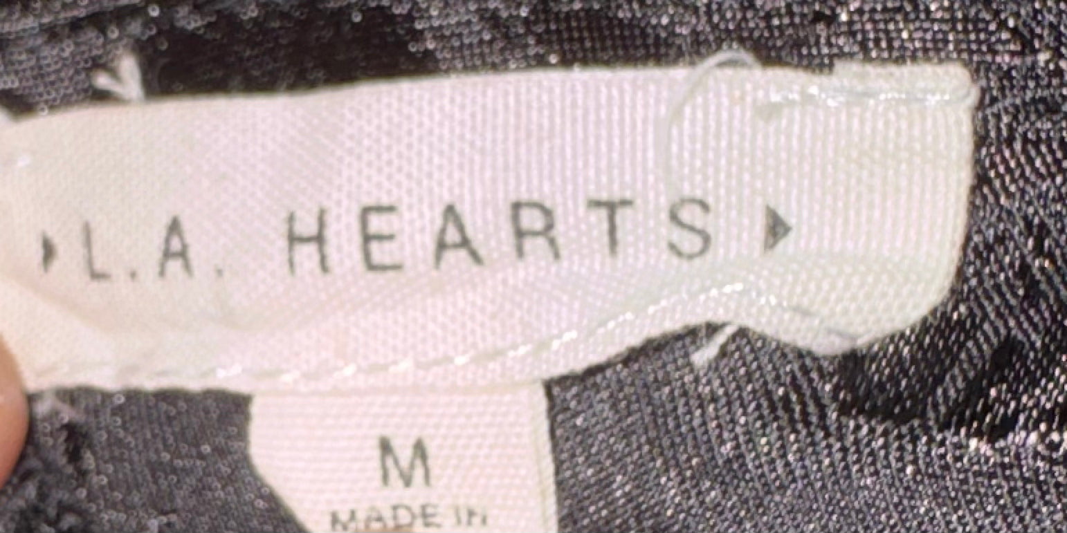 L.A. Hearts Floral Jacquard Satin Cami