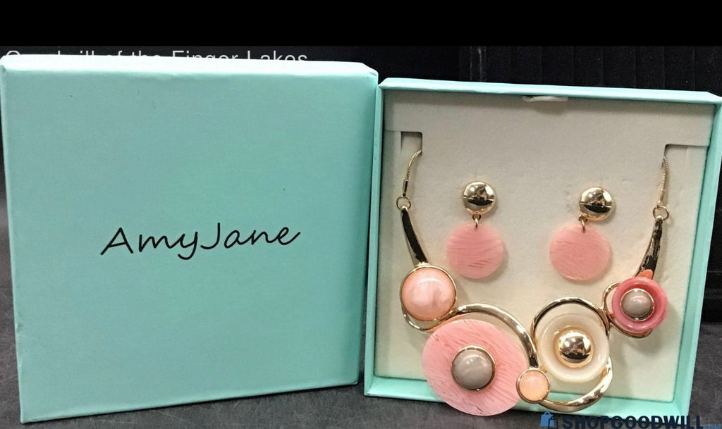 Amy Jane necklace and earrings