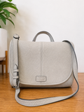 Aimee Kestenberg Pebbled Leather Crossbody Messenger Bag