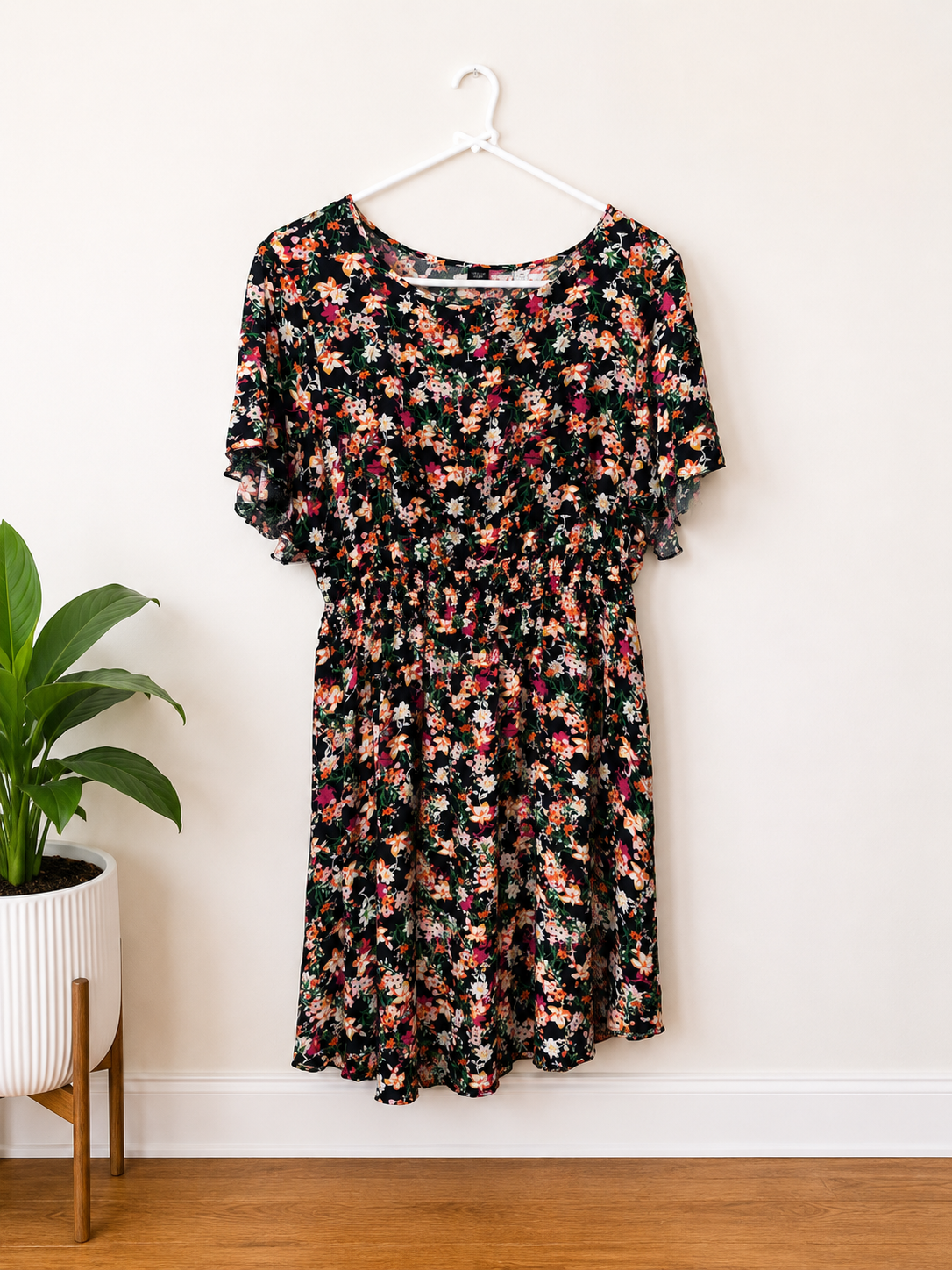 Floral Smocked Mini Dress