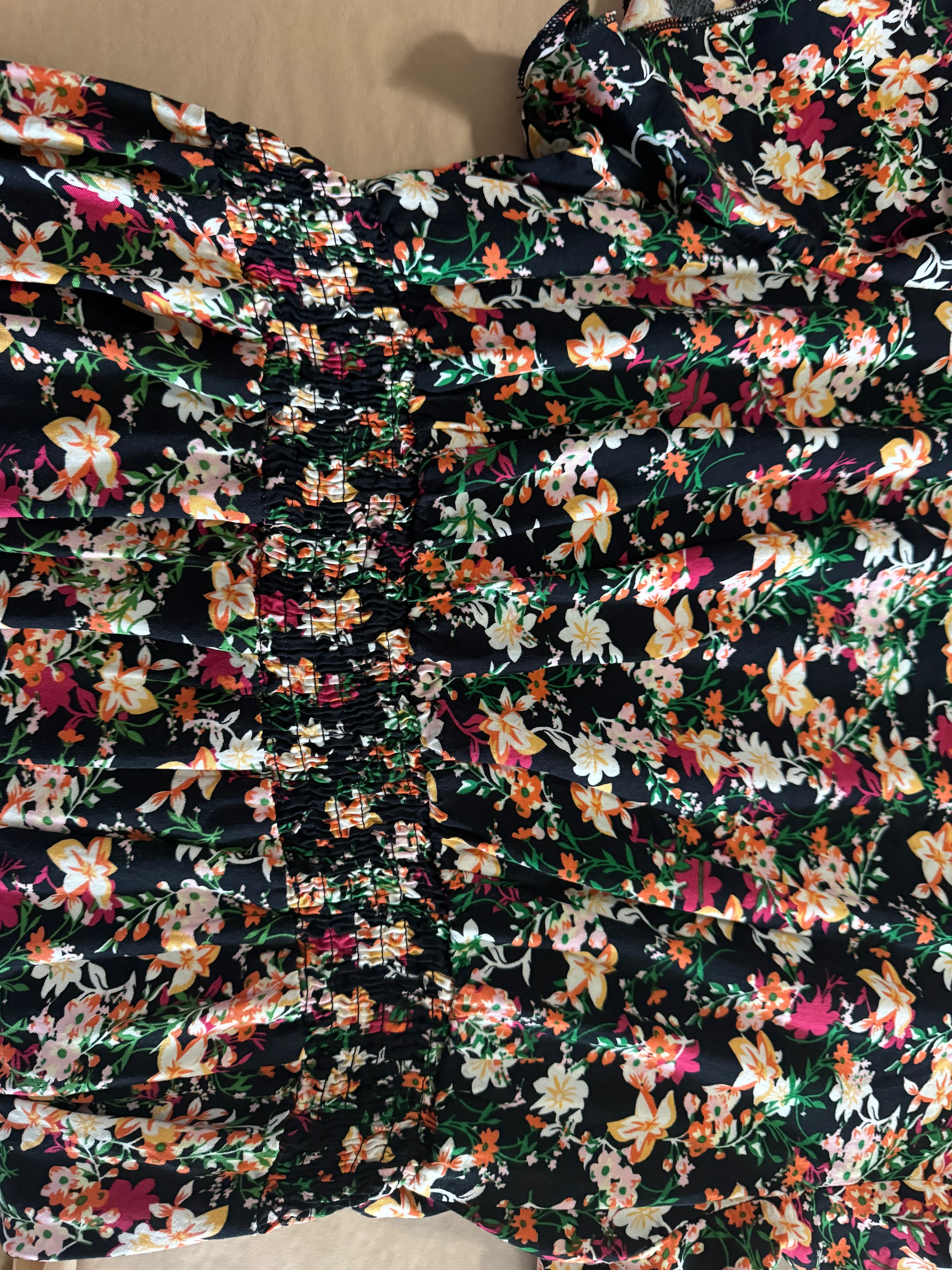 Floral Smocked Mini Dress