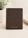 Michael Kors Signature Logo Passport Wallet Holder