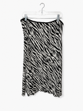 Kathie Lee Collection Zebra Print Skirt