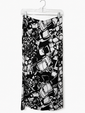 Angel Made in Heaven Abstract Print Skirt