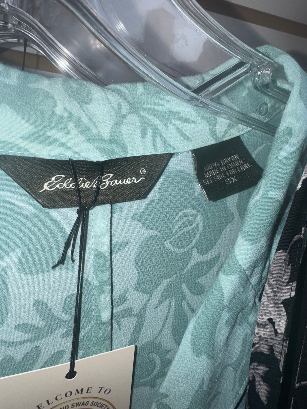 Eddie Bauer Floral Button Front Dress