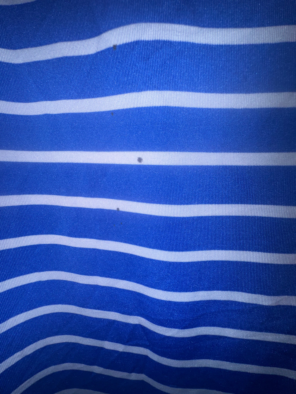 Blue & White Striped Swim Cover-Up