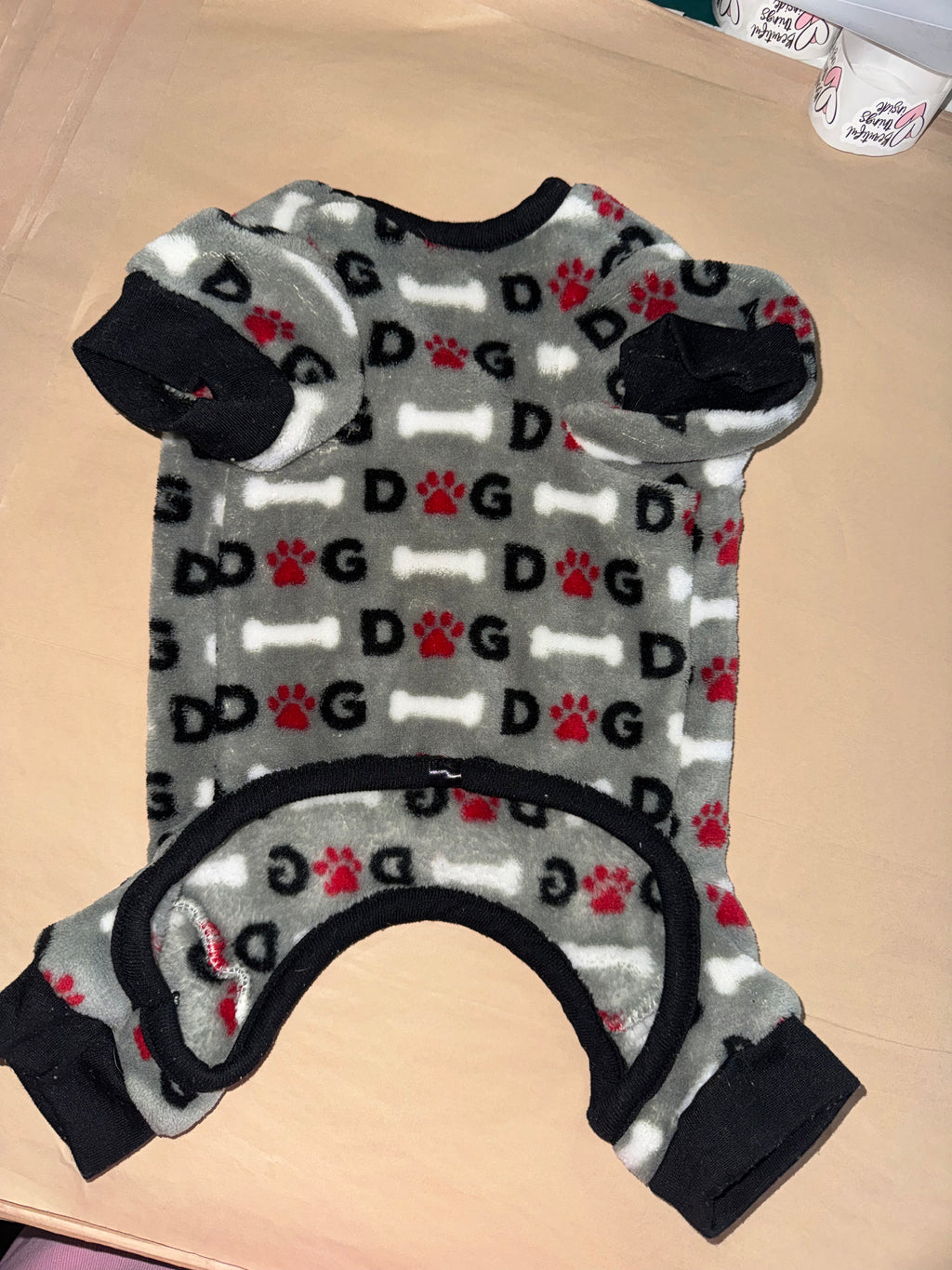 Cozy Dog Print Pet Pajamas 🐾