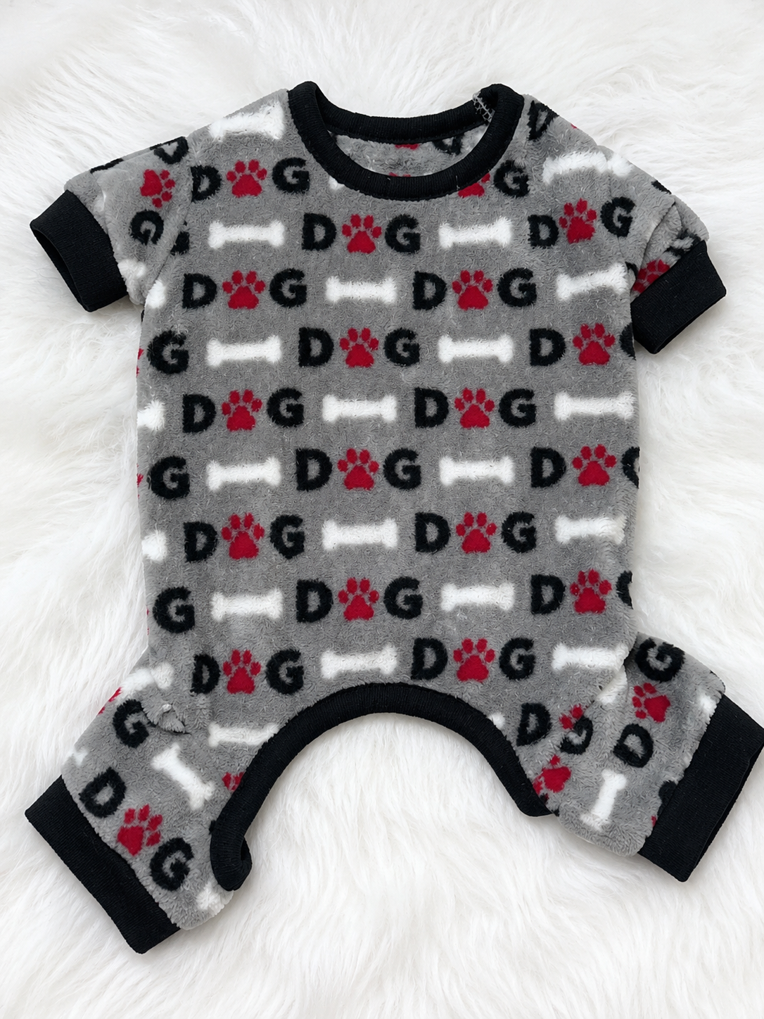 Cozy Dog Print Pet Pajamas 🐾