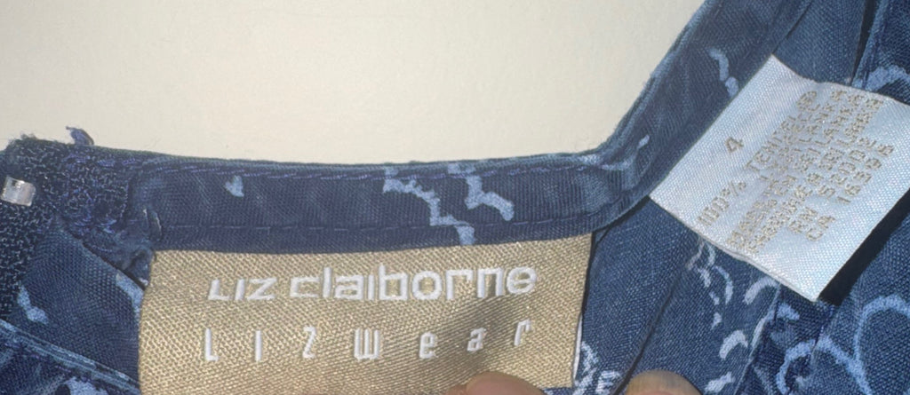 Liz Claiborne Lizwear Nautical Print Dress