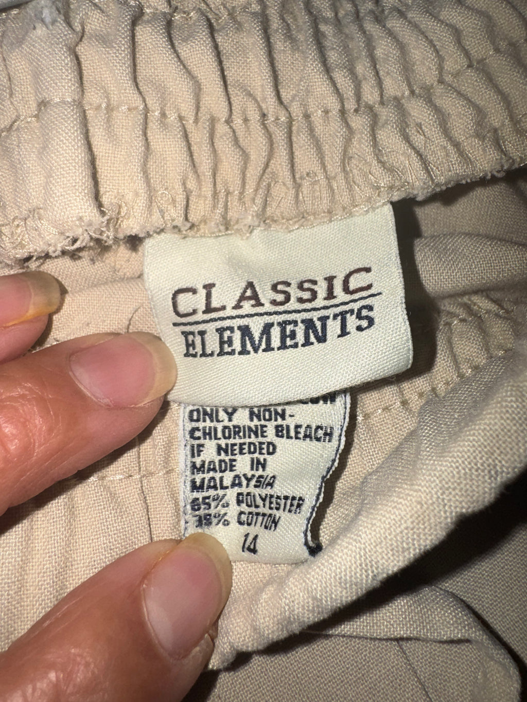 Classic Elements Linen Blend Pull-On Pants
