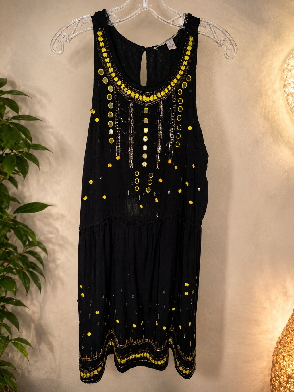 Forever 21 Embellished Boho Mini Dress