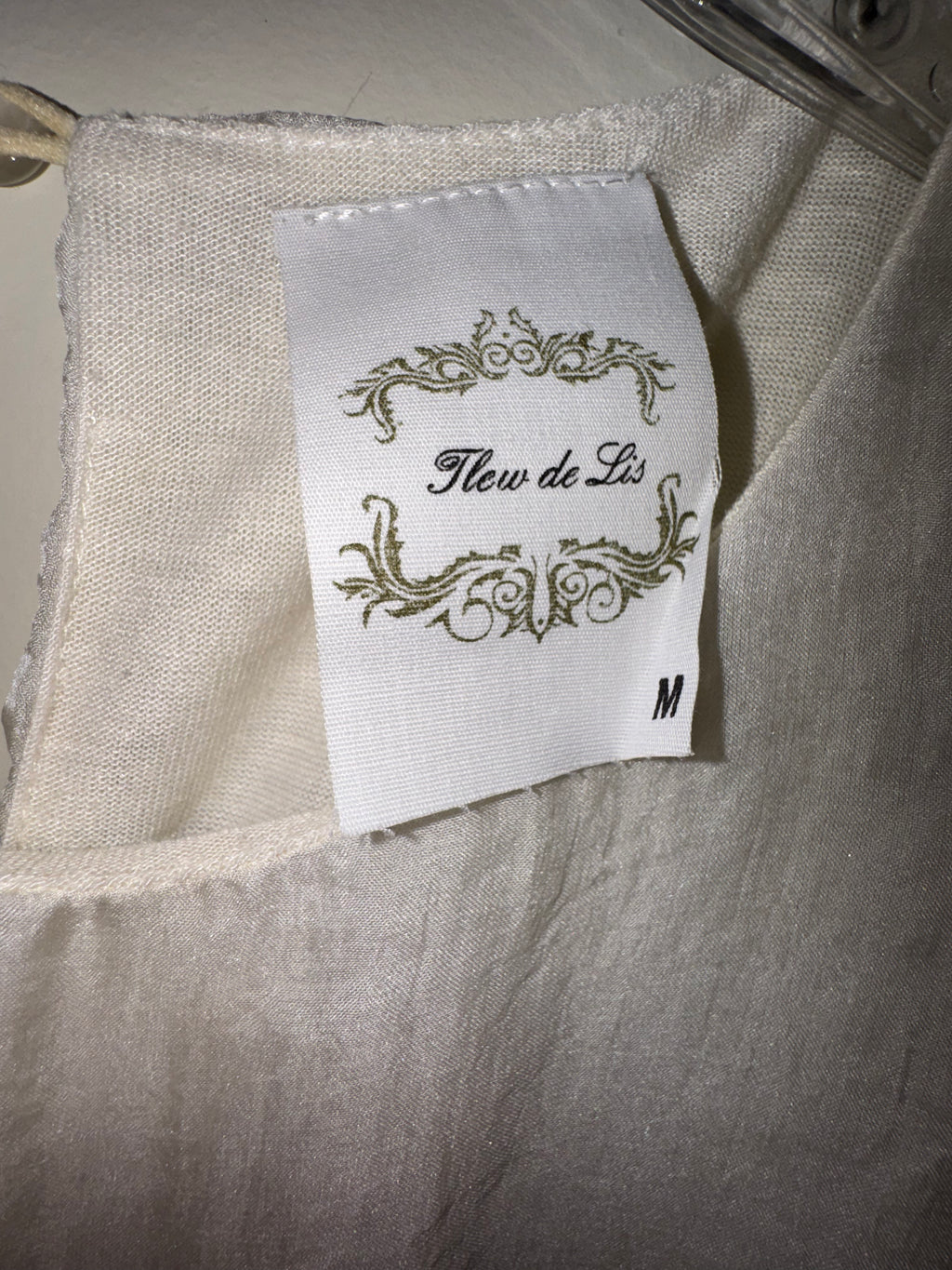 Fleur de Lis Sheer Overlay Tunic