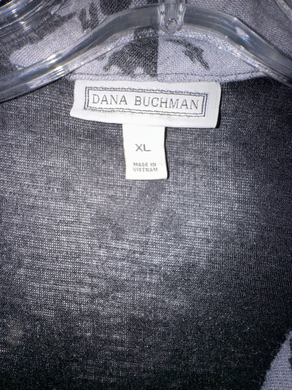Dana Buchman Floral Open Cardigan