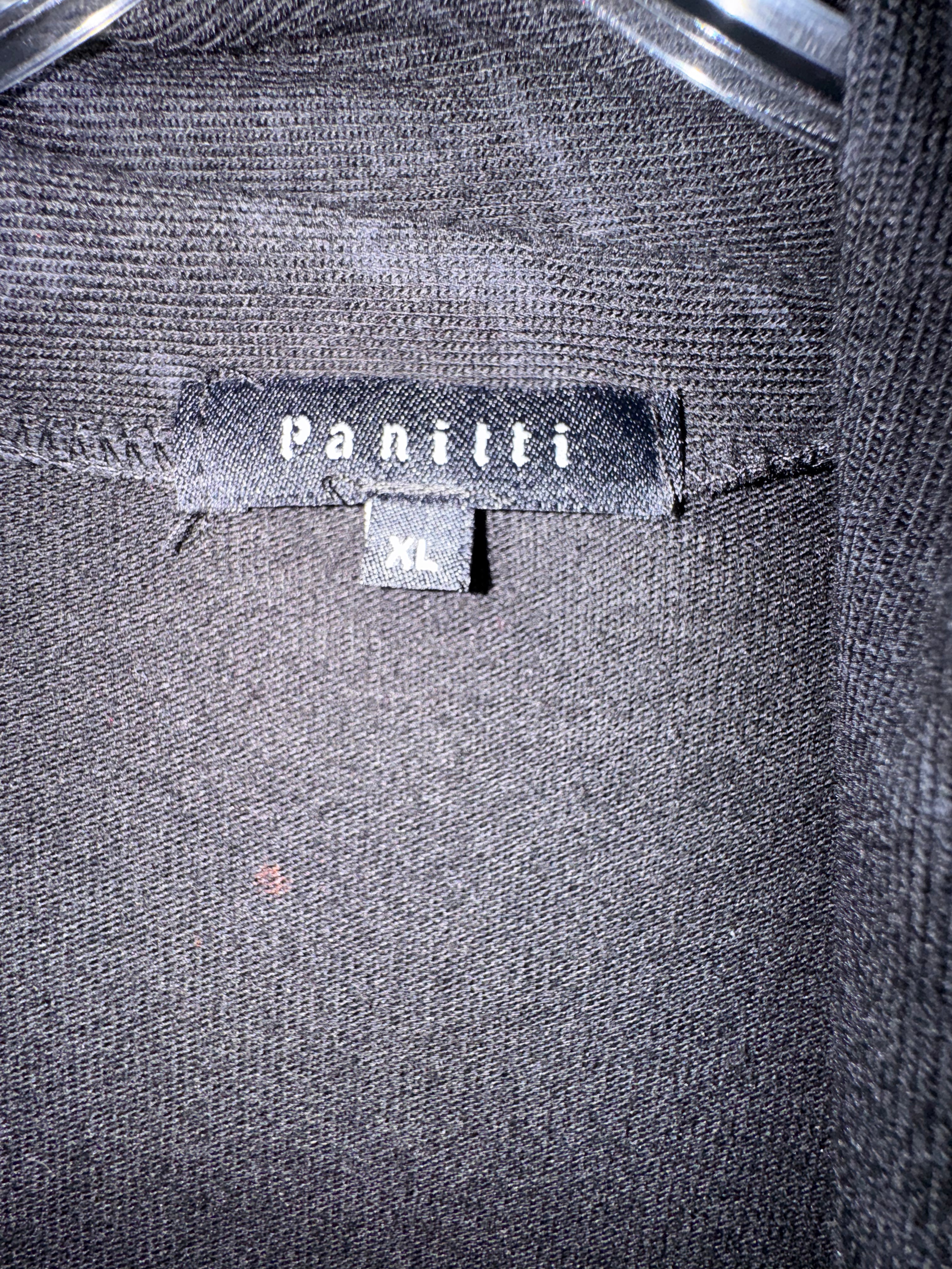 Panitti Black Tribal Print Open Cardigan
