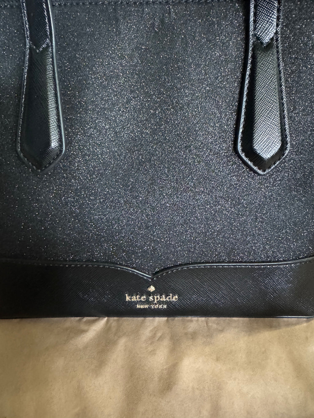 Kate Spade Glitter Crossbody Tote ✨🖤