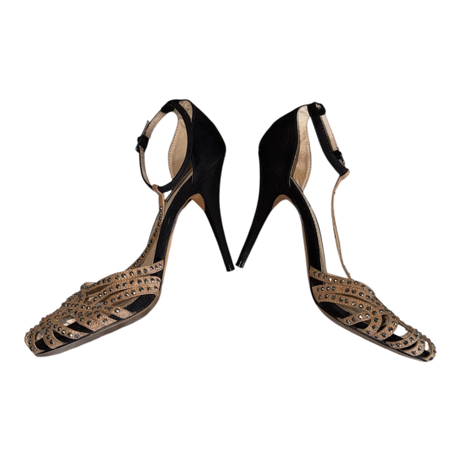 Forever 21 Studded T-Strap Heels