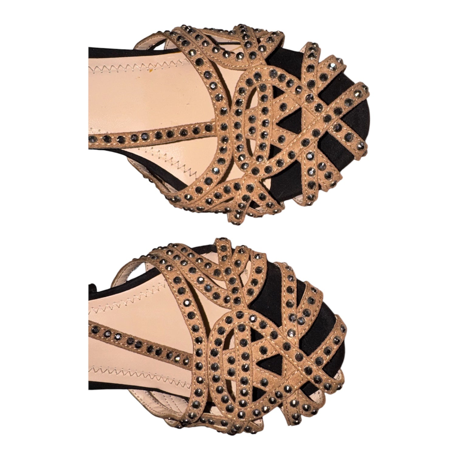 Forever 21 Studded T-Strap Heels