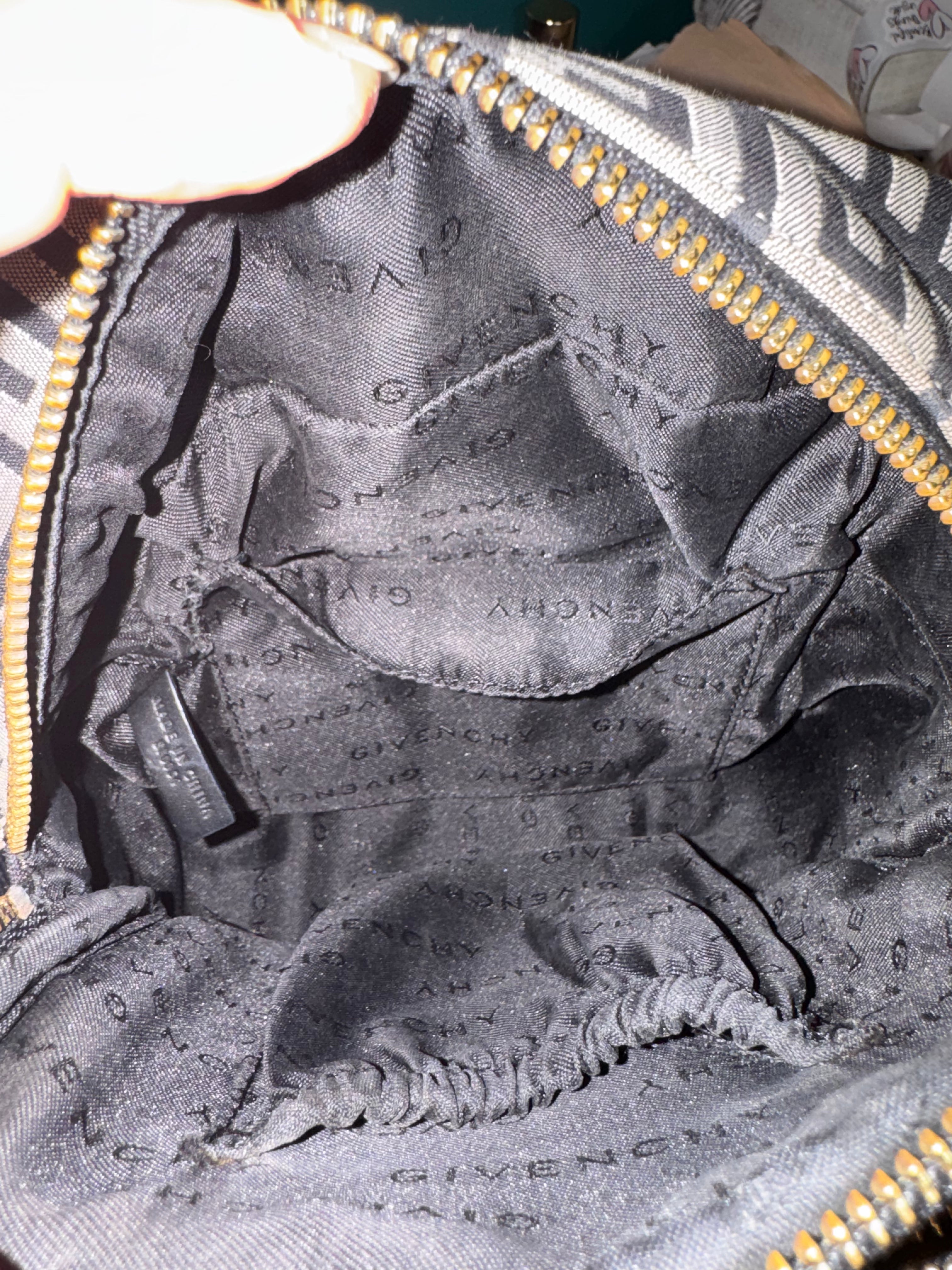 Givenchy Monogram Canvas Tassel Crossbody Bag