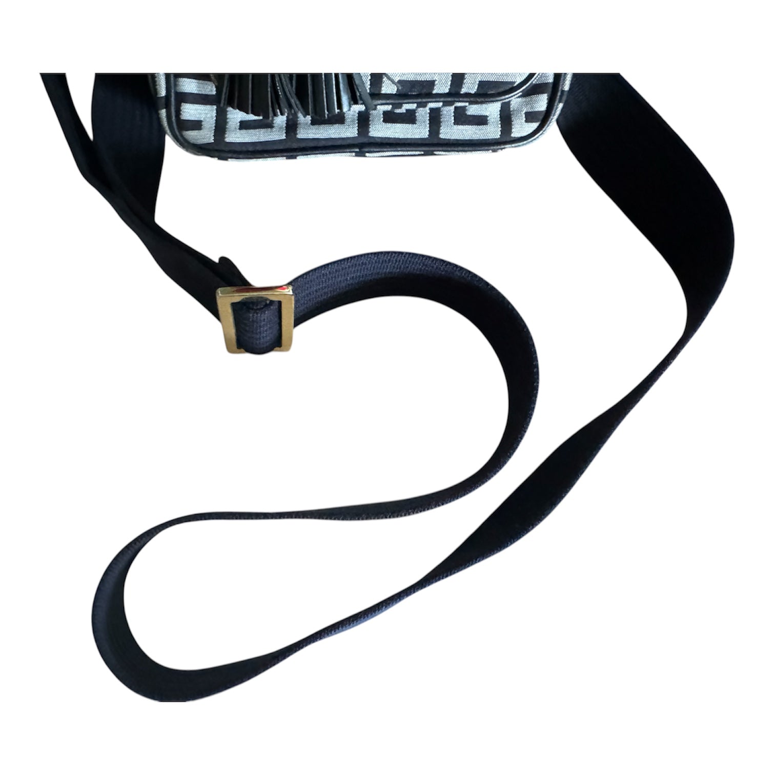 Givenchy Monogram Canvas Tassel Crossbody Bag