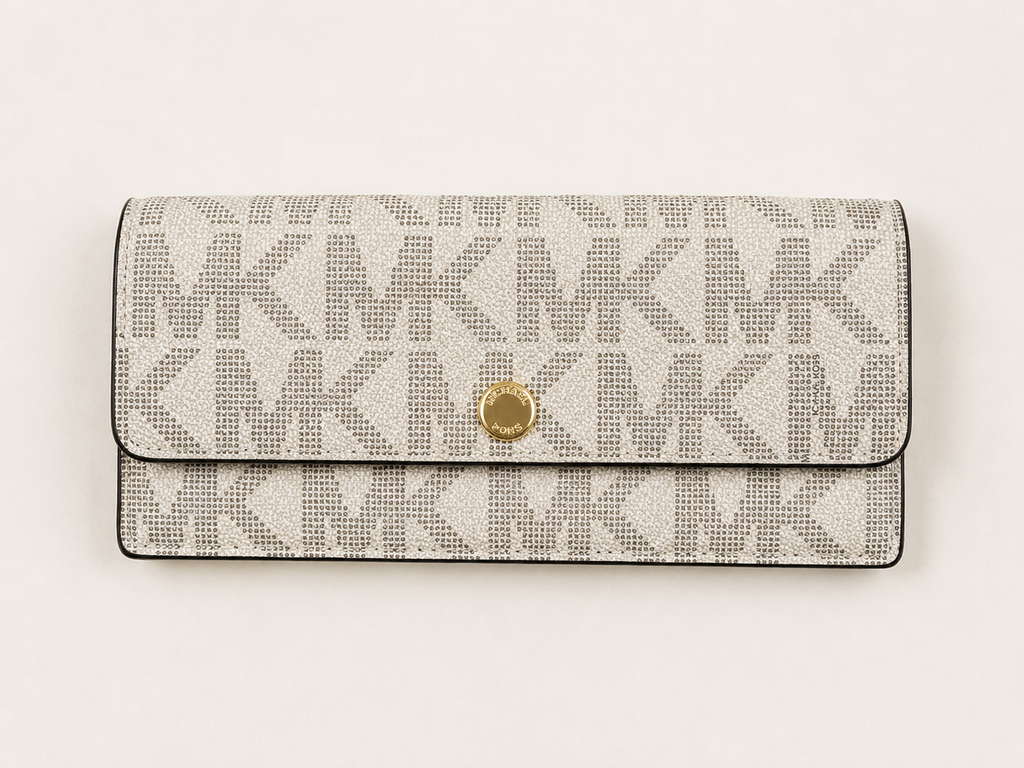 Michael Kors Jet Set Signature Flap Wallet