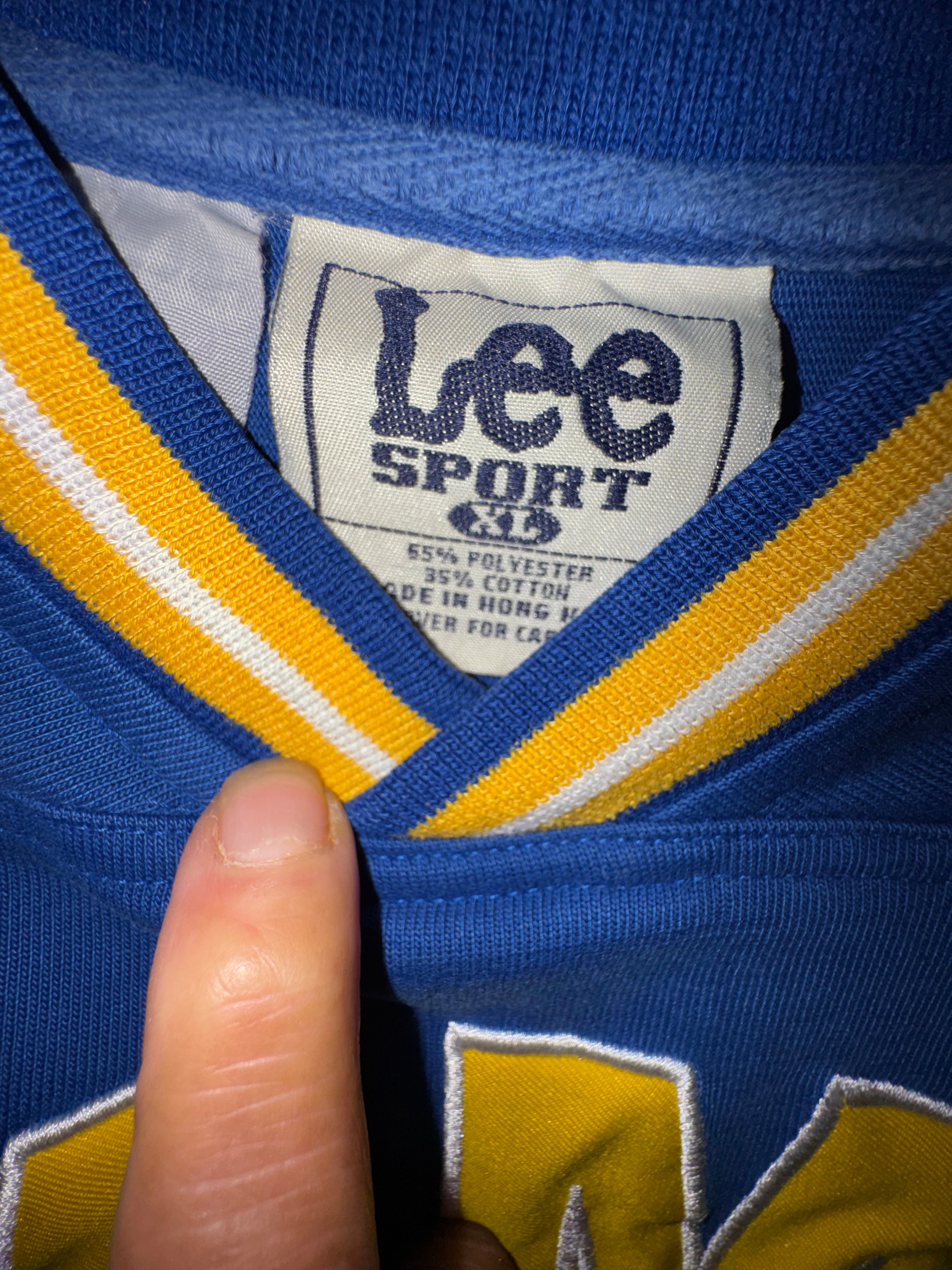 Vintage 90s Lee Sport St Louis Rams Long Sleeve Jersey Shirt NFL