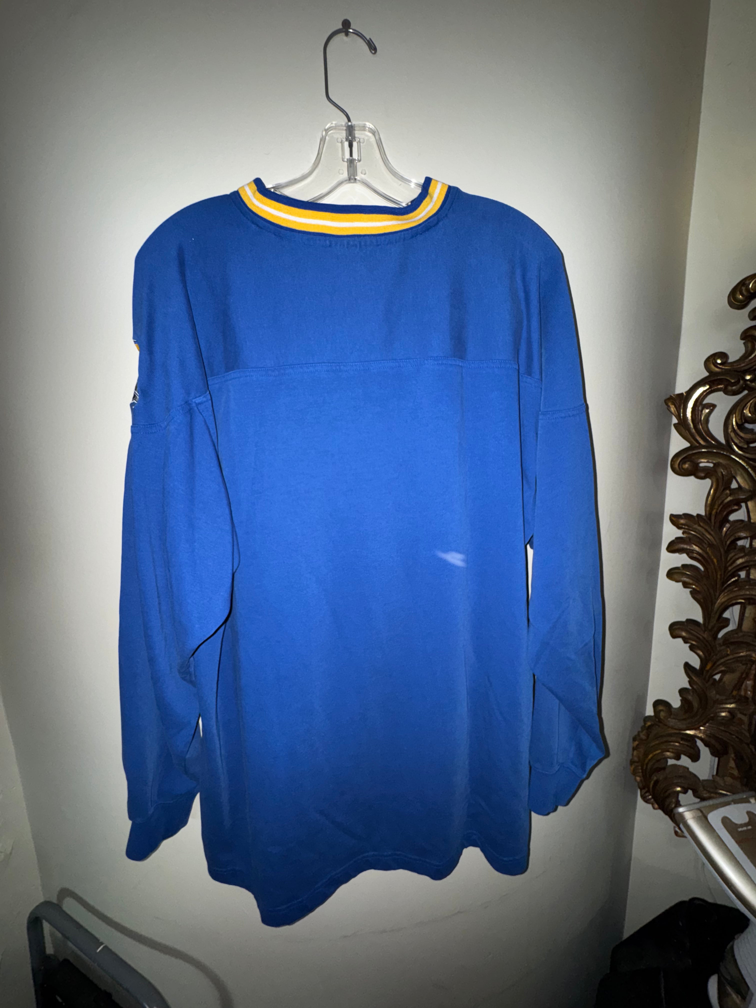 Vintage 90s Lee Sport St Louis Rams Long Sleeve Jersey Shirt NFL