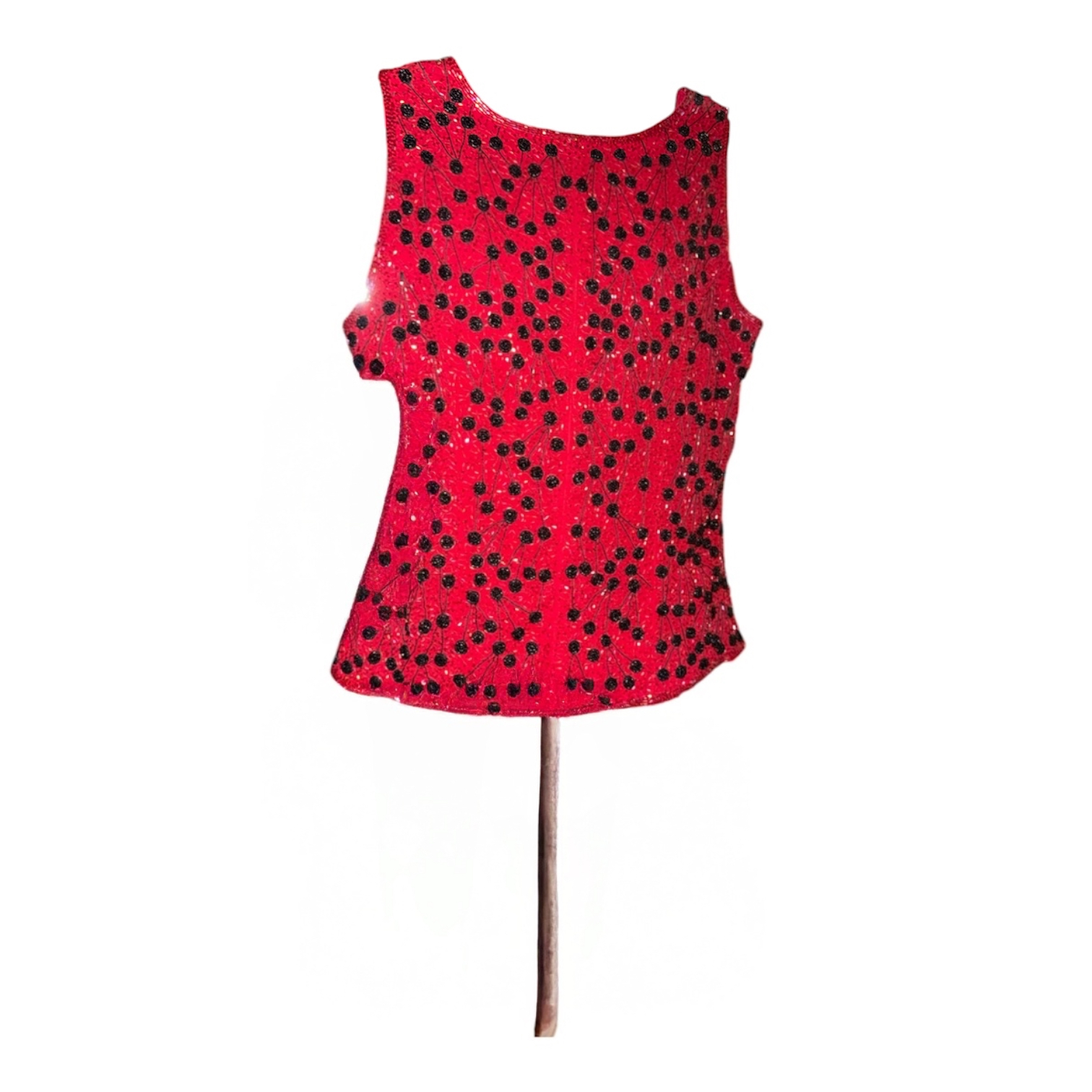 Pavé Beaded Evening Tank