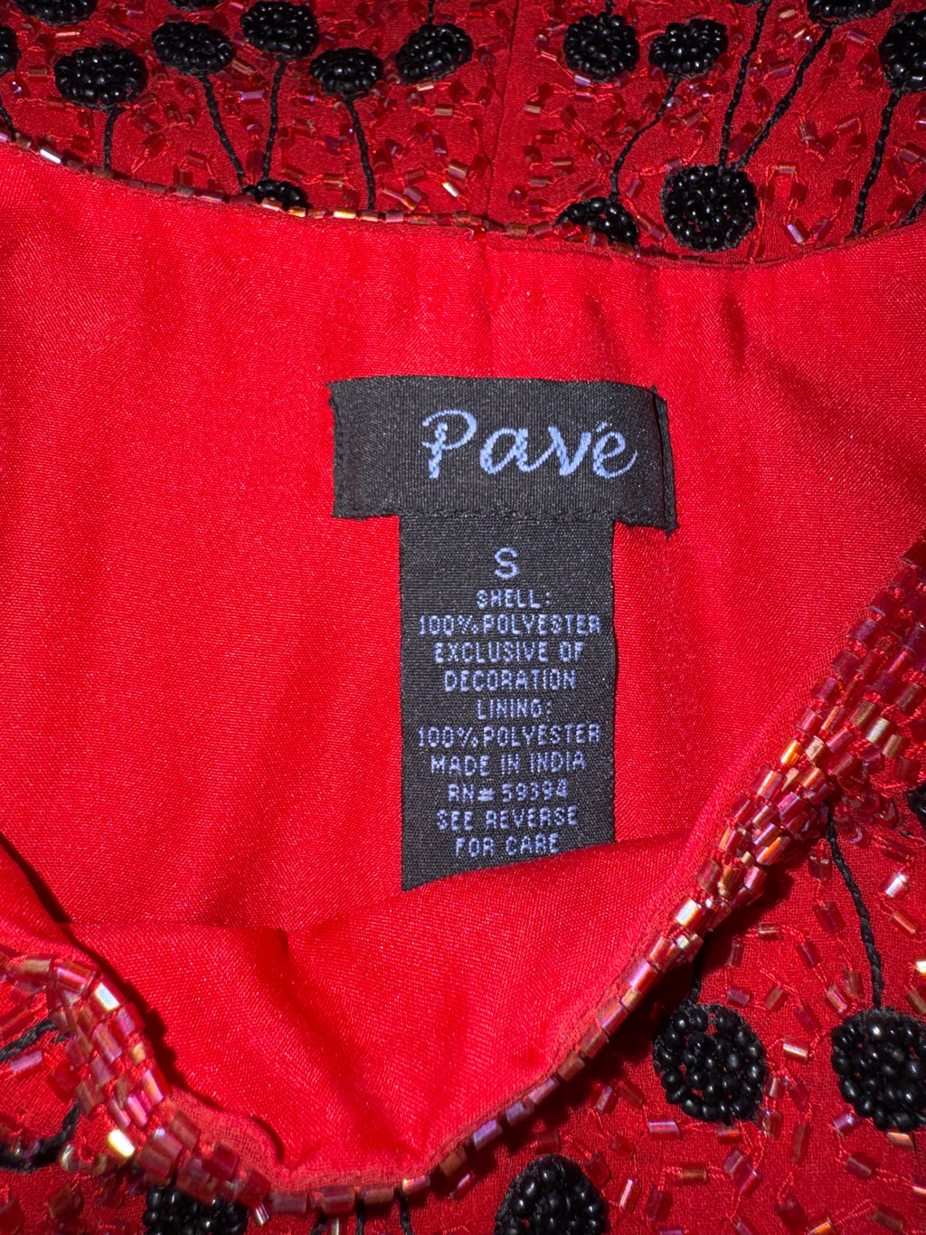 Pavé Beaded Evening Tank