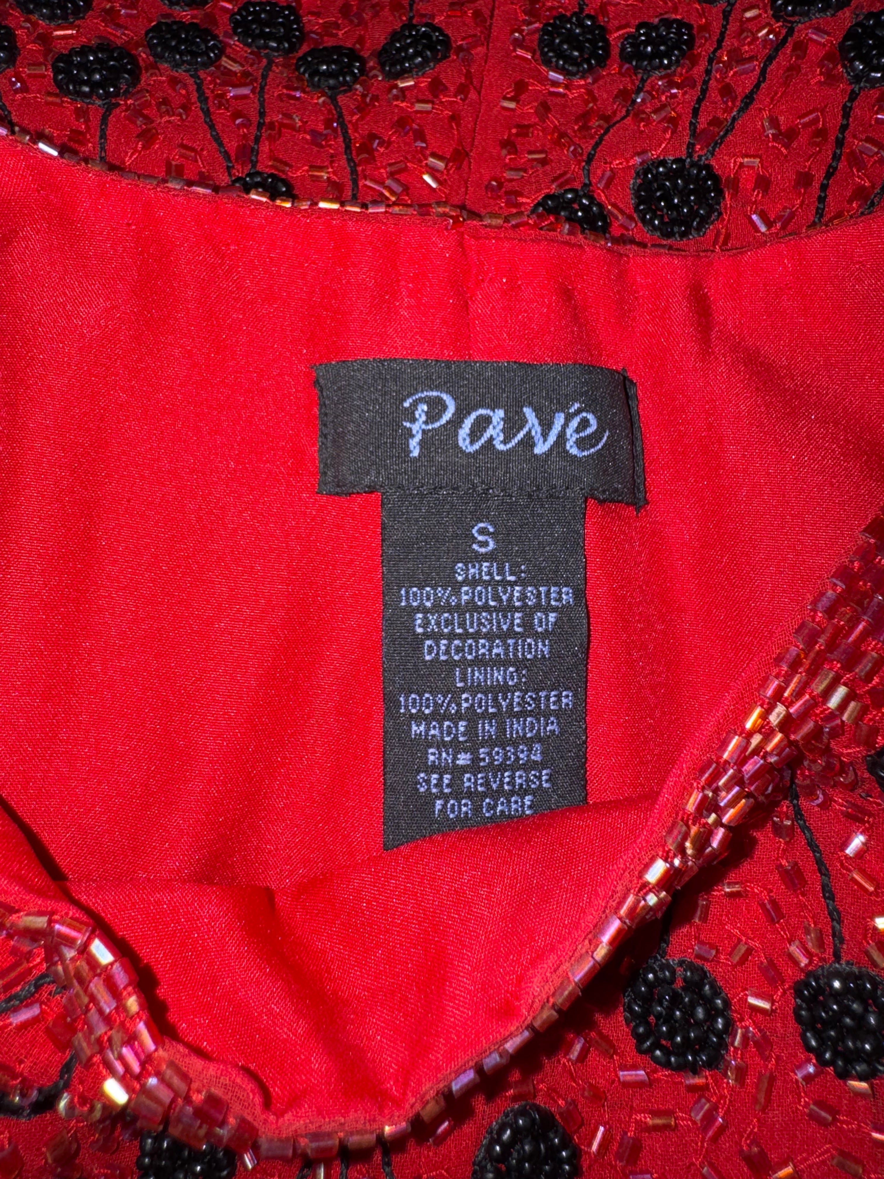 Pavé Beaded Evening Tank