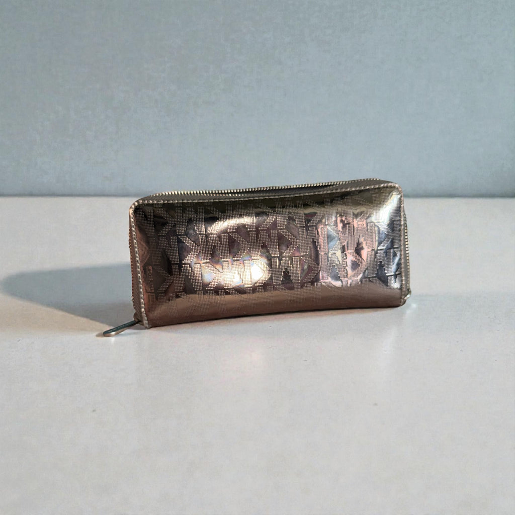 Michael Kors Jet Set Continental Wallet - Metallic Pewter