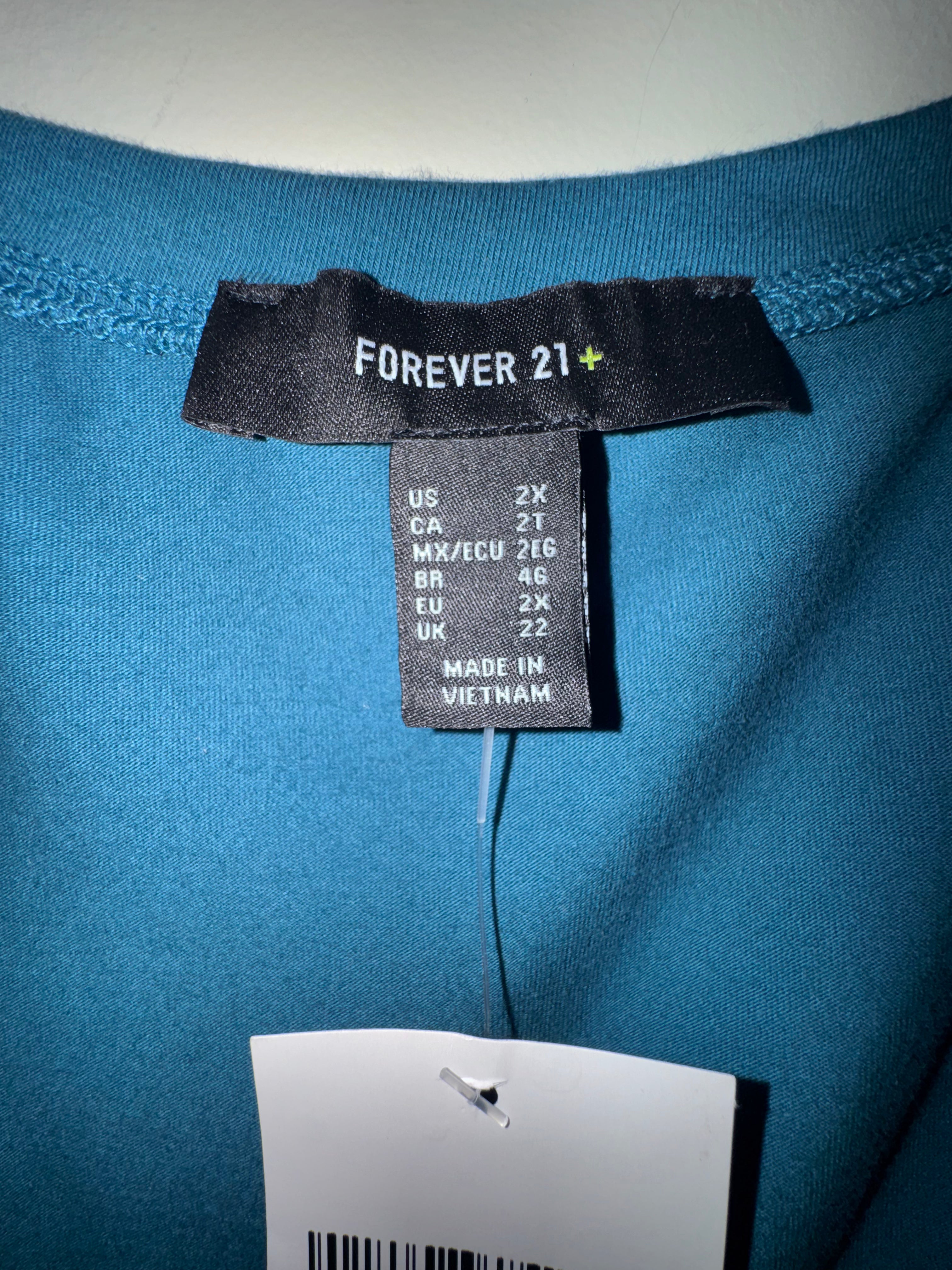 Forever 21+ Short Sleeve Scoop Neck Bodysuit