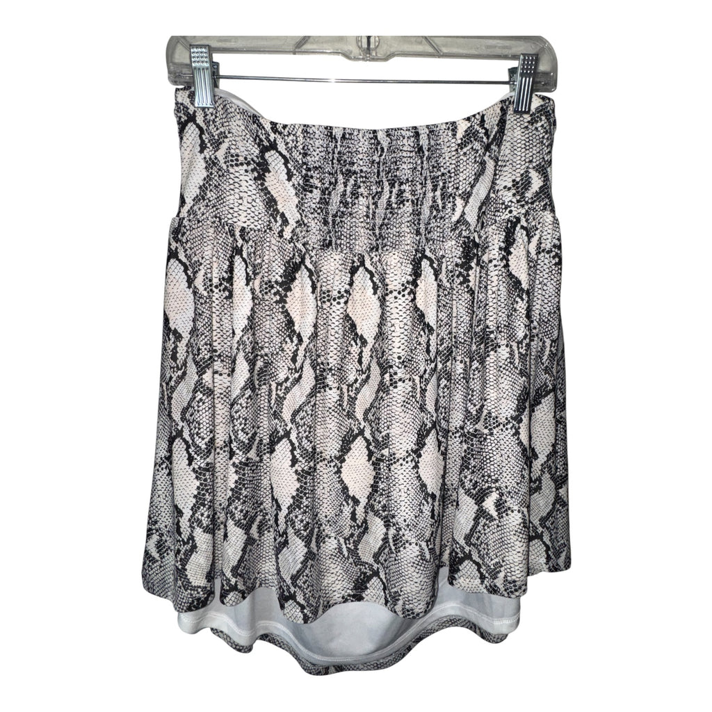 Torrid Strapless Snakeskin Babydoll Cami
