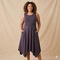 Torrid Charcoal Grey Super Soft Handkerchief Dress with Pockets