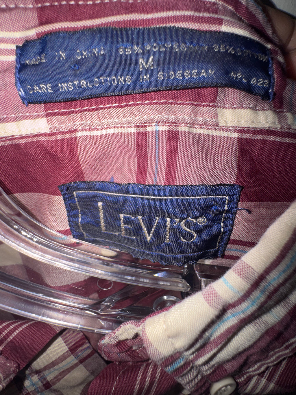 Levi's Men's Plaid Short Sleeve Button-Down Shirt,