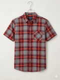 Always Push Forward Men's Plaid Short Sleeve